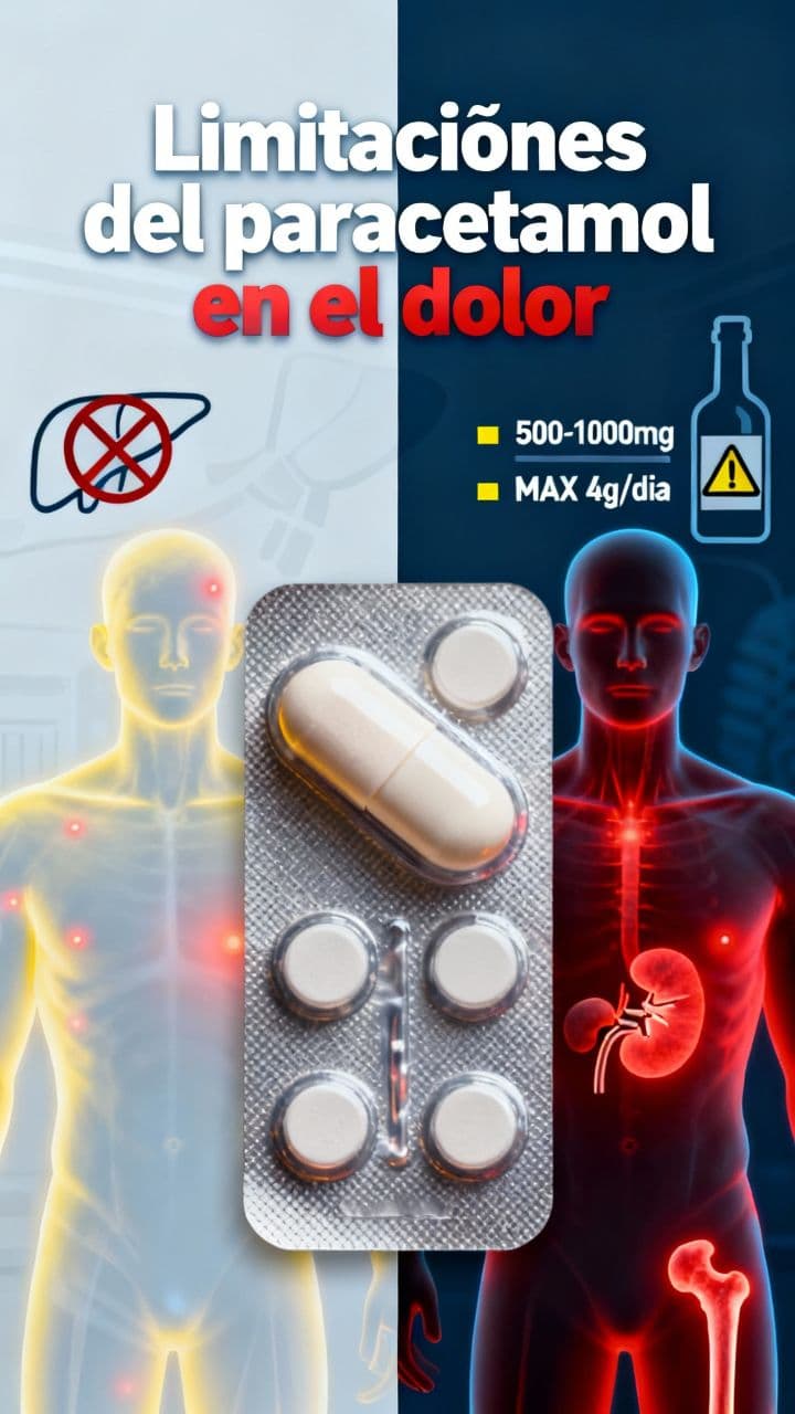 Limitaciones del paracetamol en el dolor