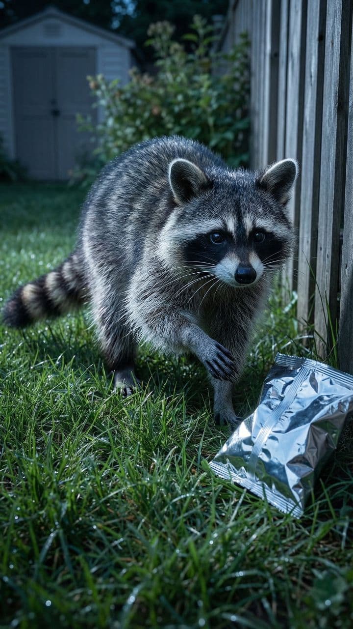 The Unbothered Raccoon