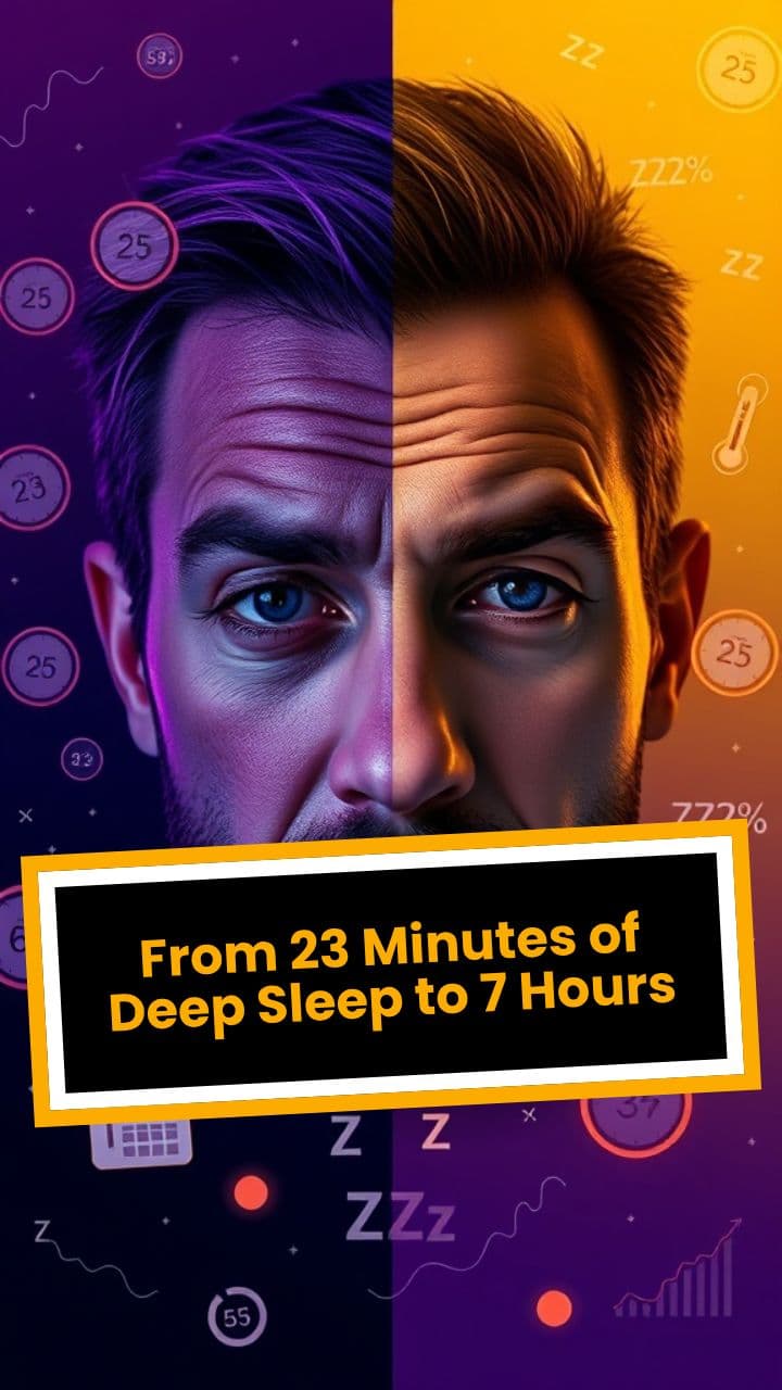 From 23 Minutes of Deep Sleep to 7 Hours