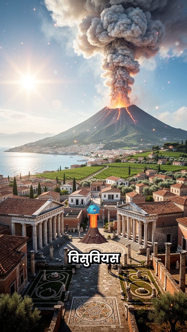 पोम्पेई की राख में जमी जिंदगी