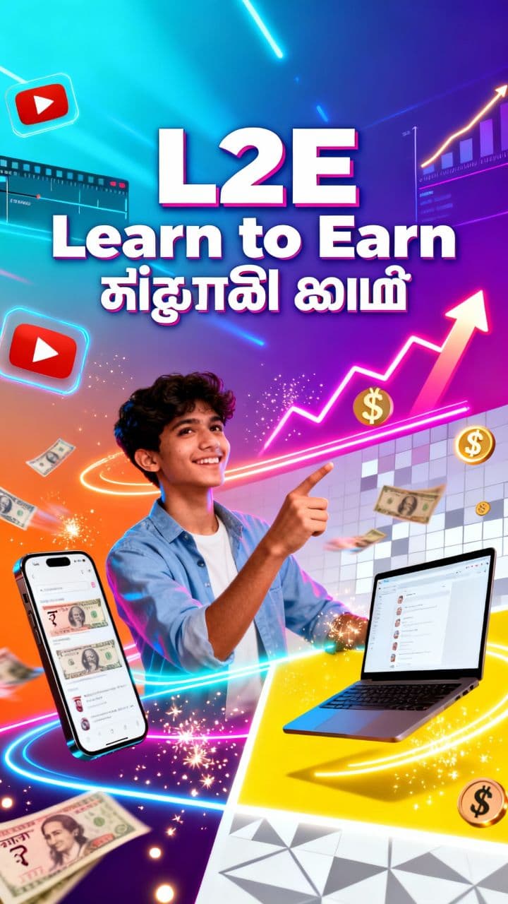 L2E Learn to Earn டிஜிட்டல் மேப்
