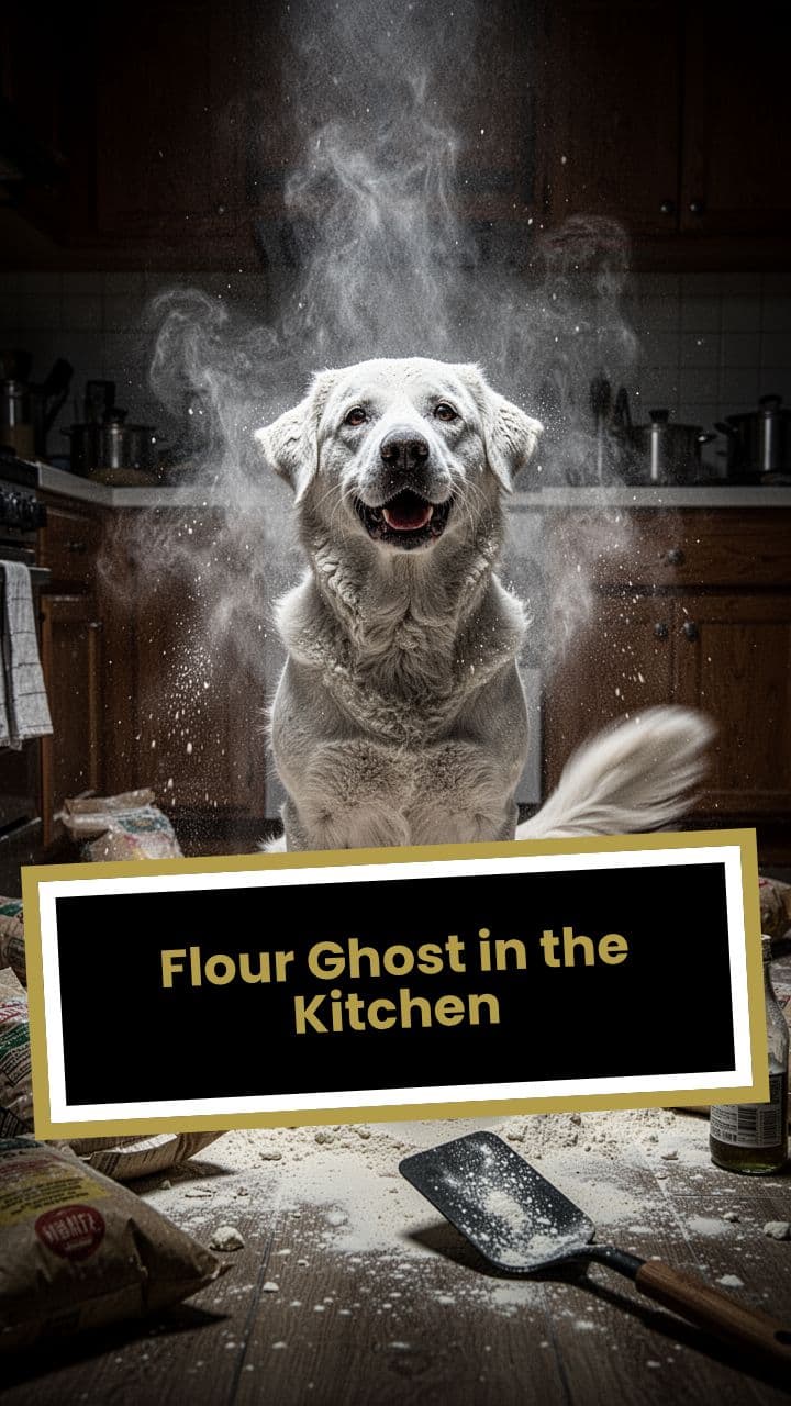Flour Ghost in the Kitchen