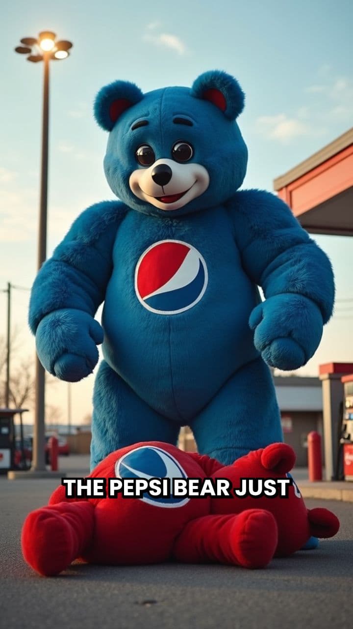 Pepsi Bear Defeats Coca Cola Bear in Brawl