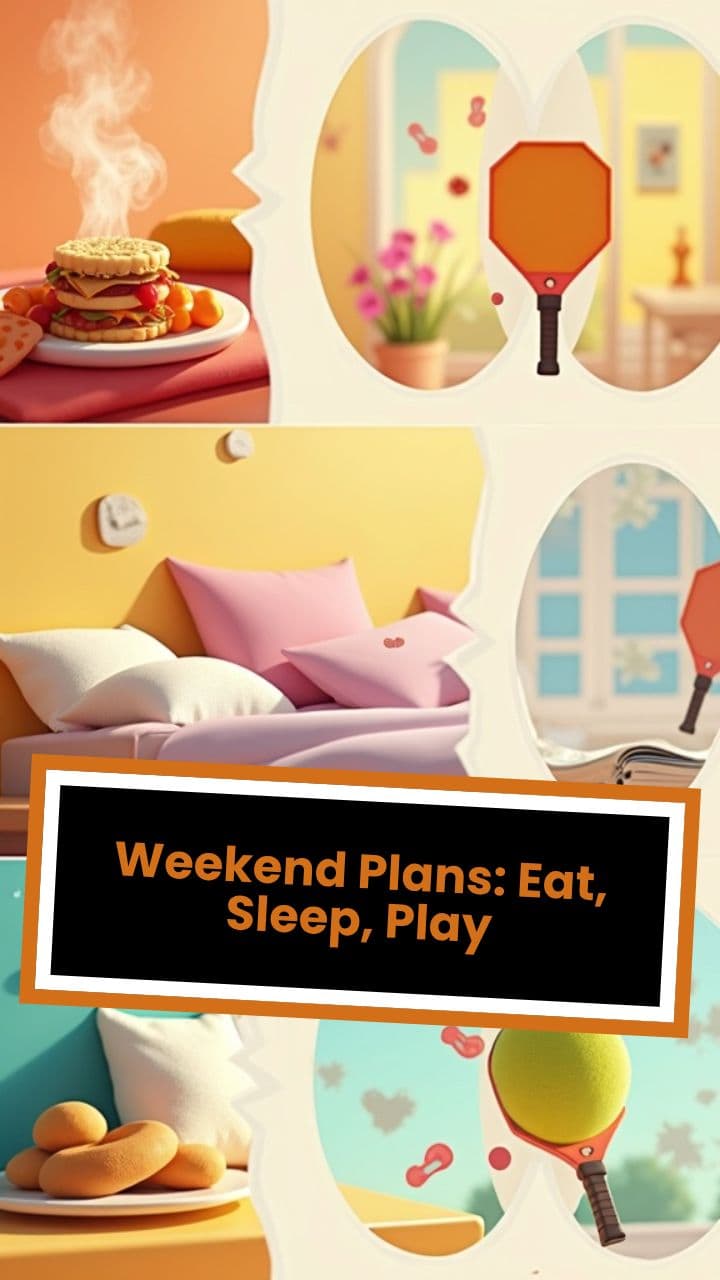 Weekend Plans: Eat, Sleep, Play