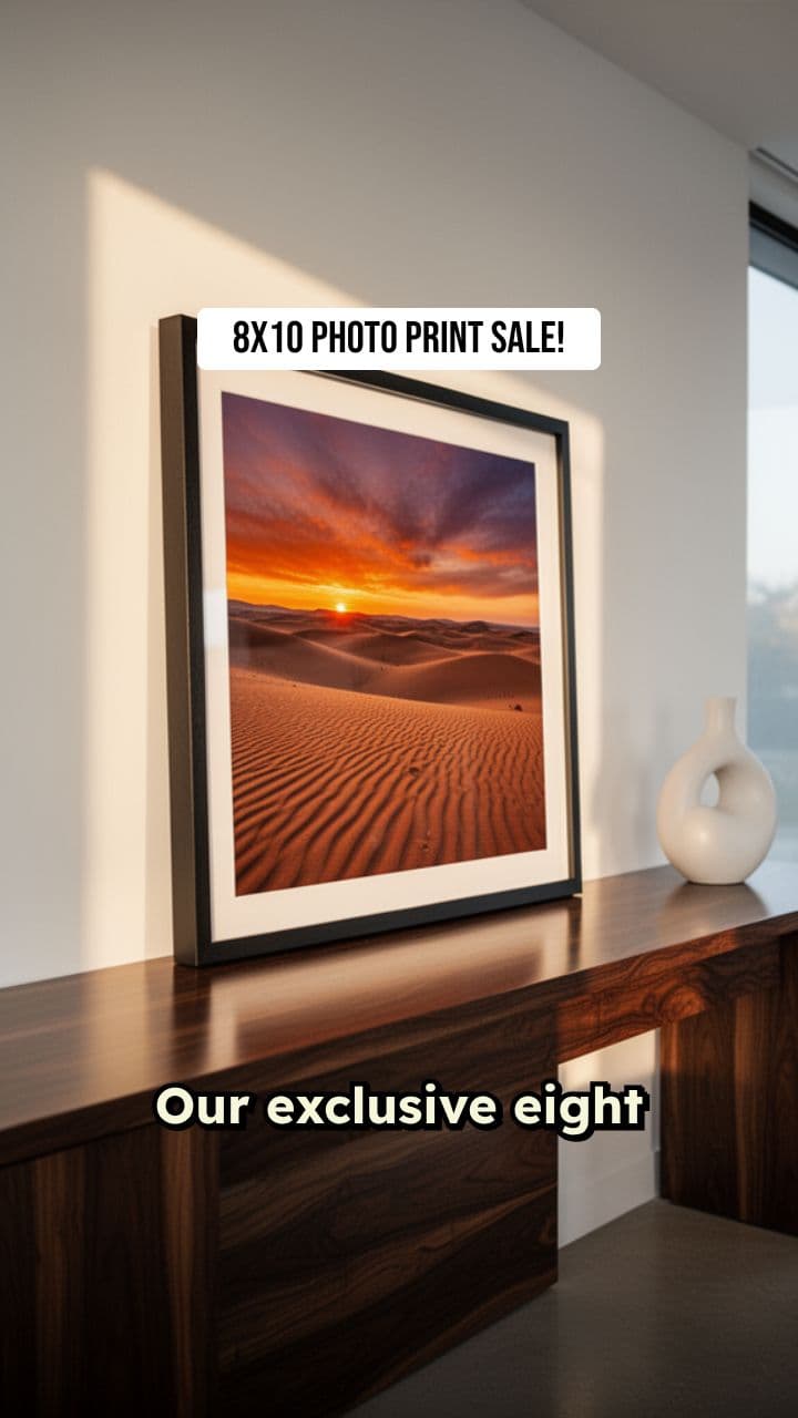 8x10 Photo Print Sale Promotion