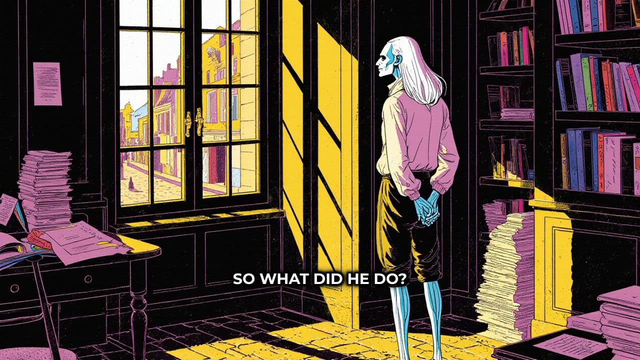 The Scarlet Robe and the Old Desk