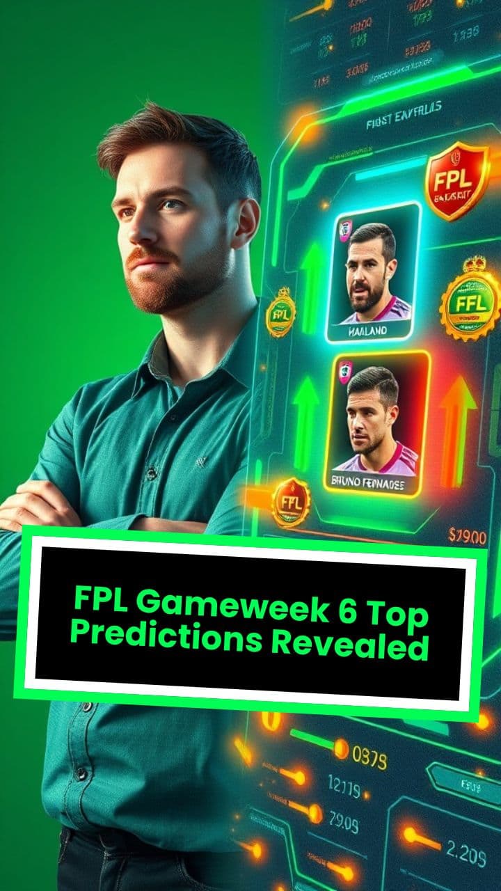 FPL Gameweek 6 Top Predictions Revealed