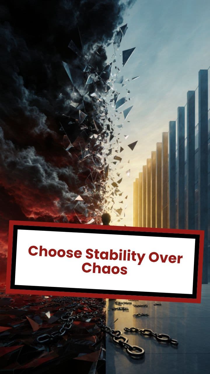 Choose Stability Over Chaos