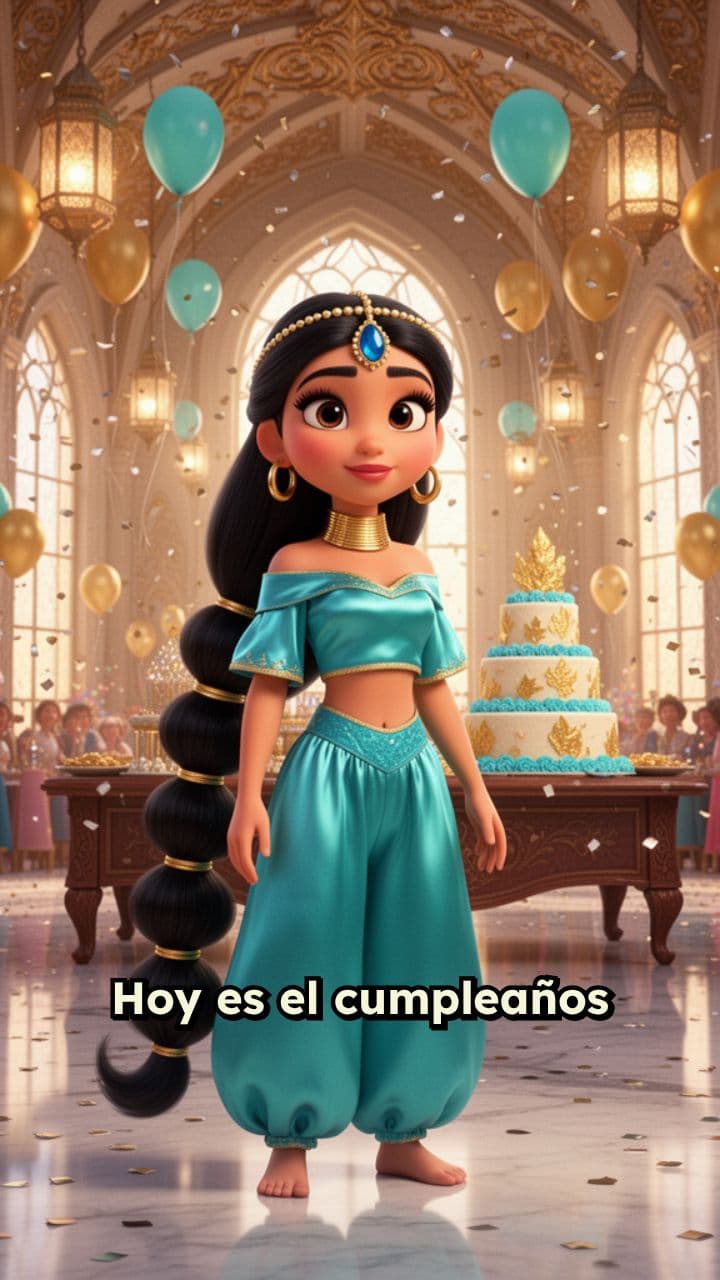 Cumpleaños de una hermosa princesa