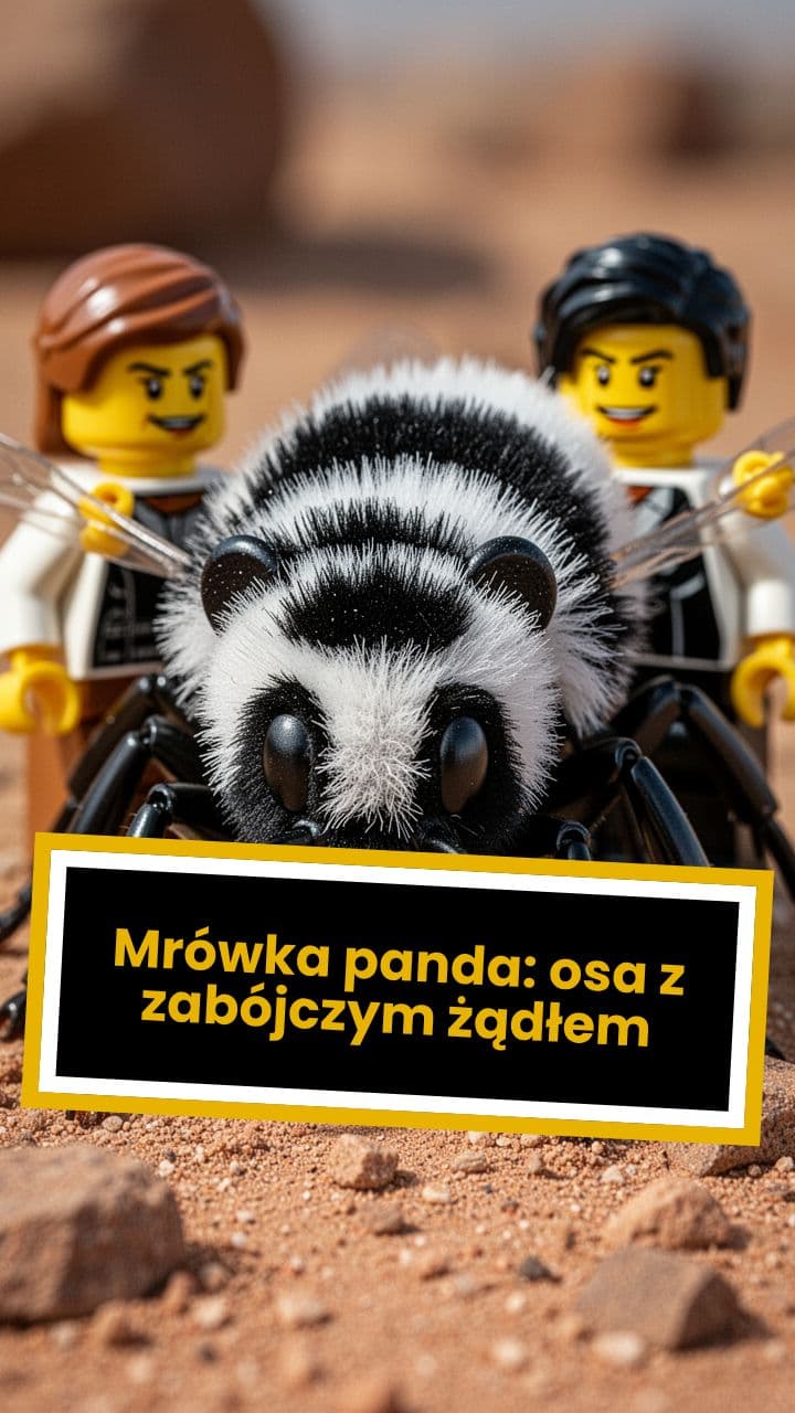 Mrówka panda: osa z zabójczym żądłem