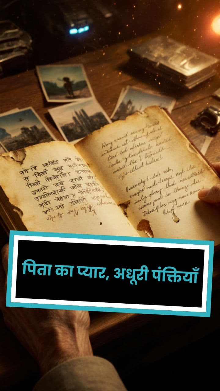 पिता का प्यार, अधूरी पंक्तियाँ