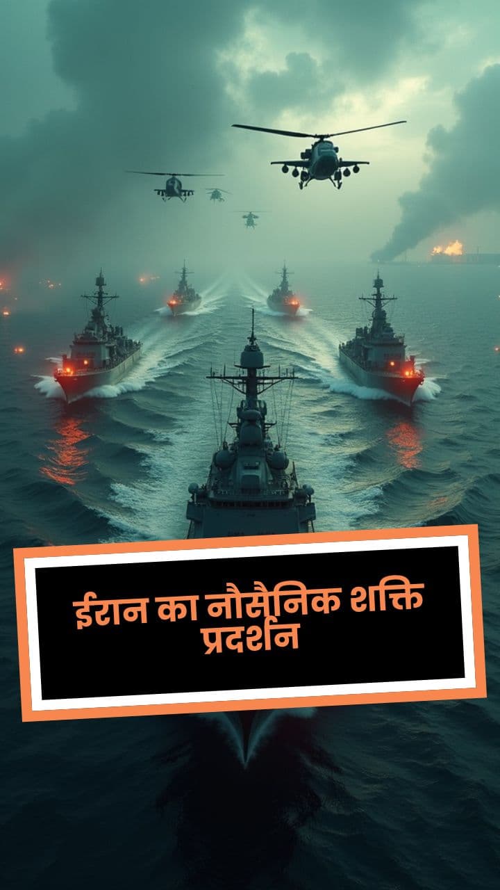 ईरान का नौसैनिक शक्ति प्रदर्शन