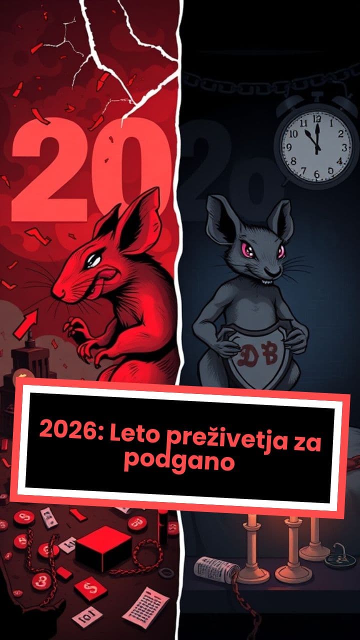 2026: Leto preživetja za podgano