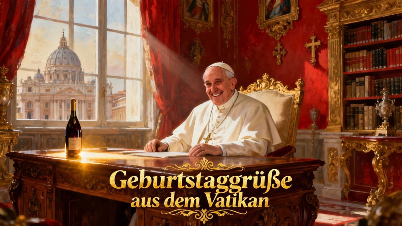 Geburtstagsgrüße aus dem Vatikan
