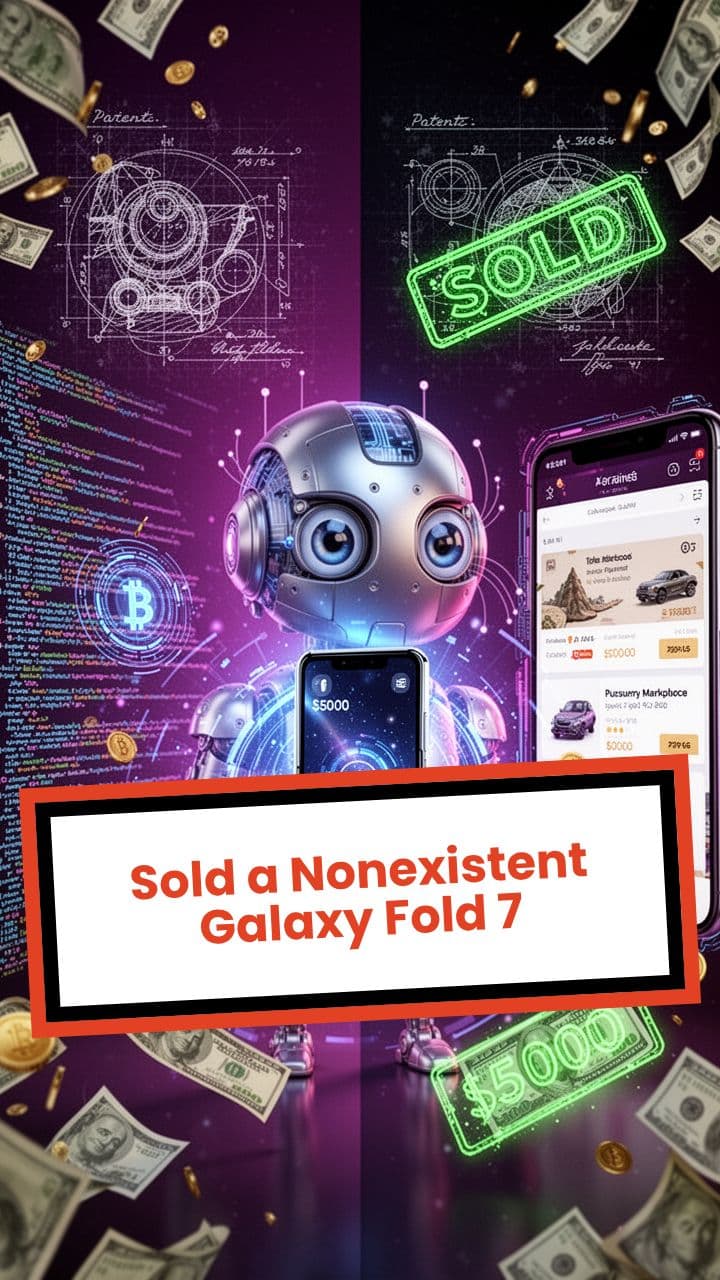 Sold a Nonexistent Galaxy Fold 7
