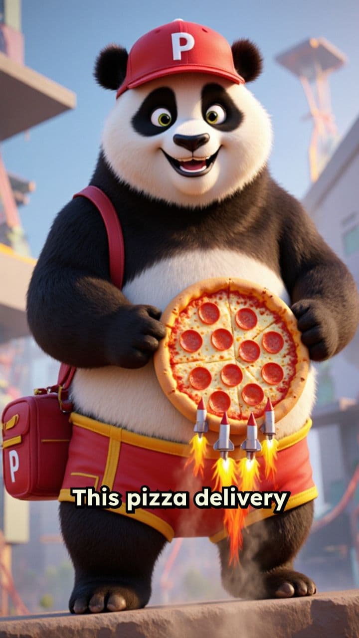 Turbo Cheese Delivery Panda Adventure