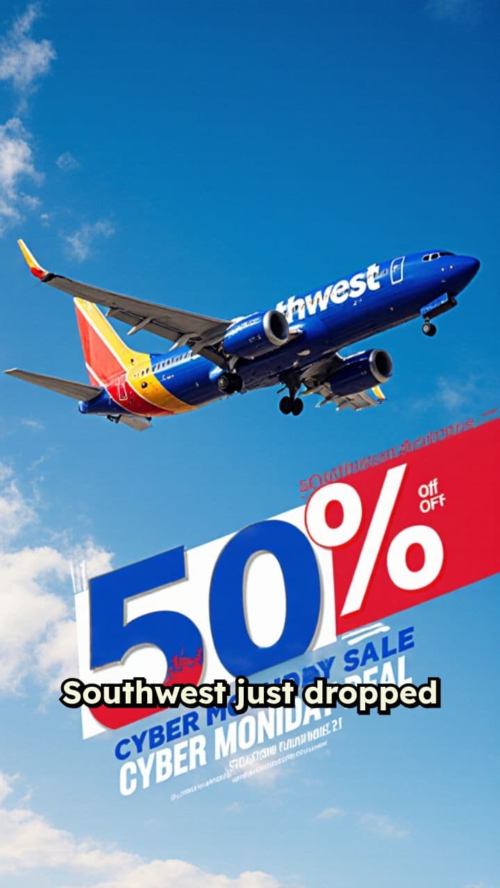 Southwest's Cyber Monday Flight Discount