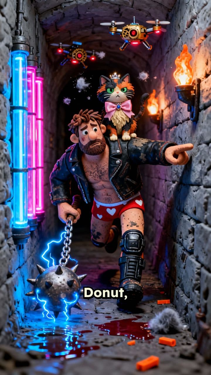 Dungeon Dash: Carl and Donut's Escape