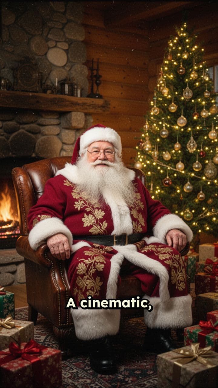 Santa’s Cozy Russian New Year Greeting