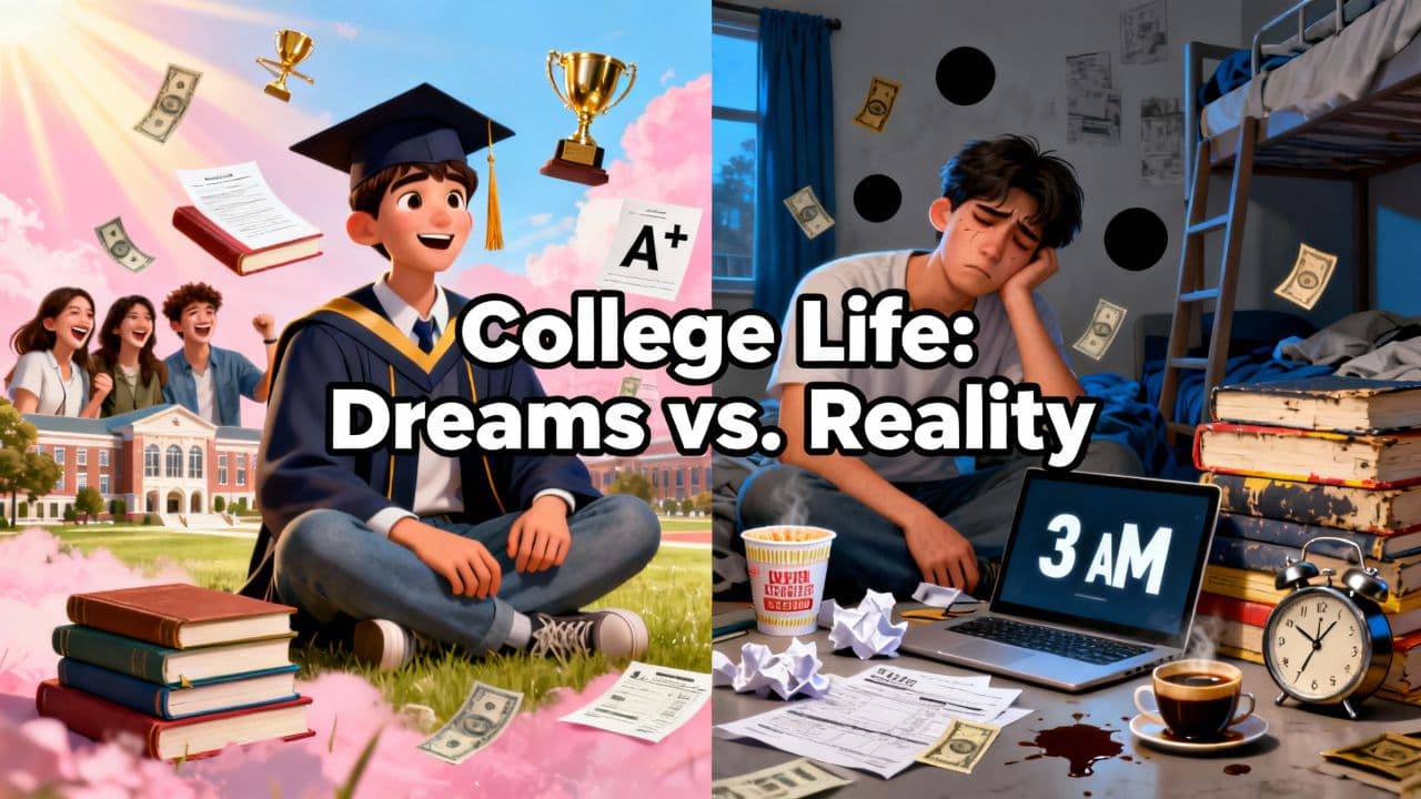 College Life: Dreams vs. Reality