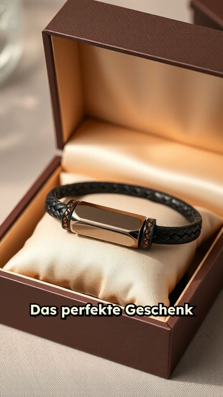 Echtleder-Armband mit persönlicher Gravur