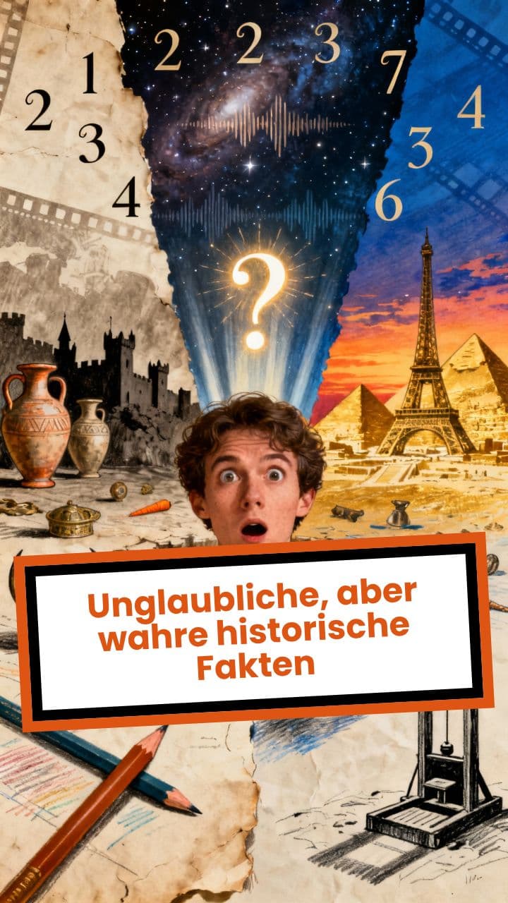 Unglaubliche, aber wahre historische Fakten