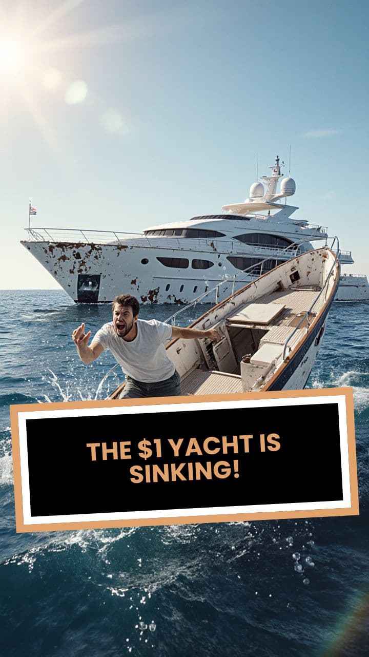THE $1 YACHT IS SINKING!
