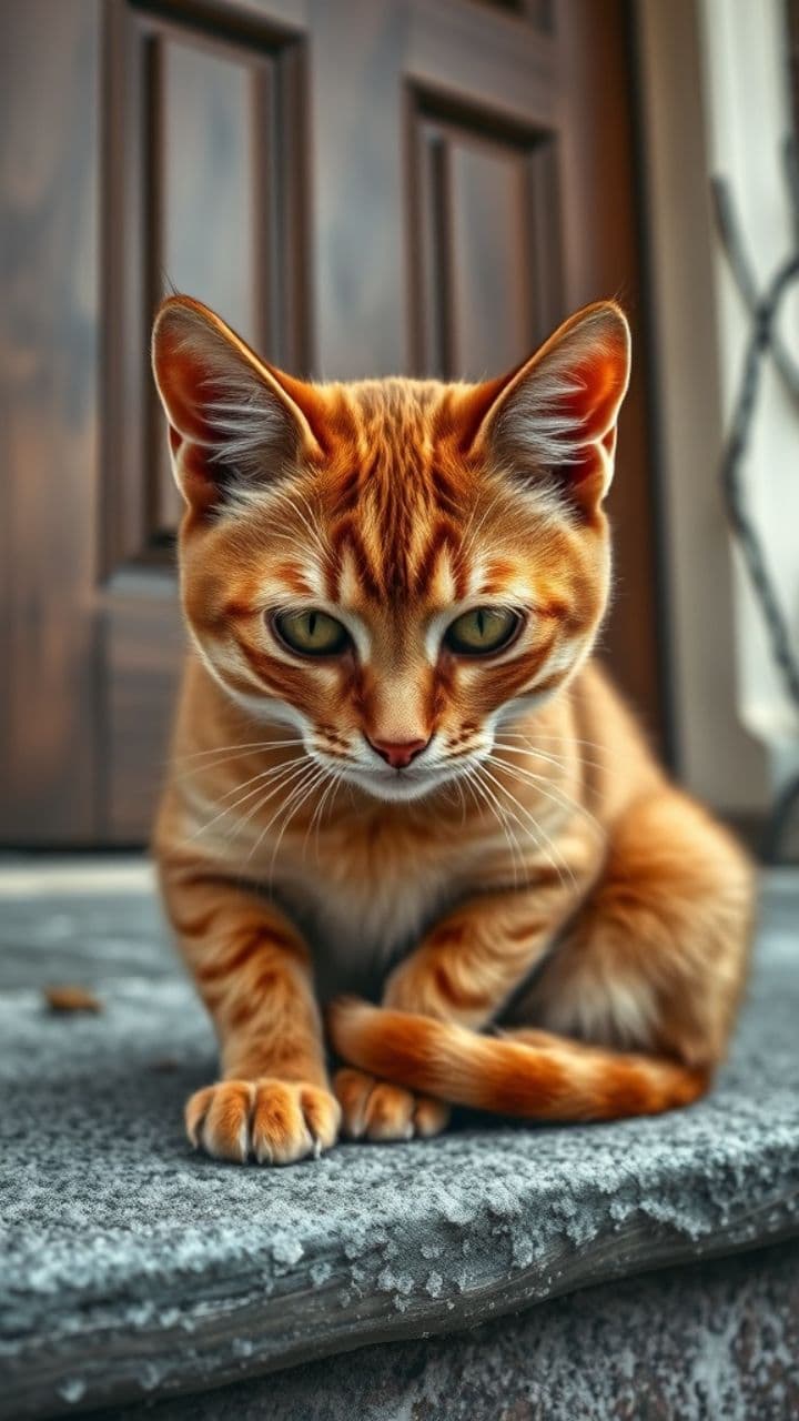 El Gato Pequeño Hambriento