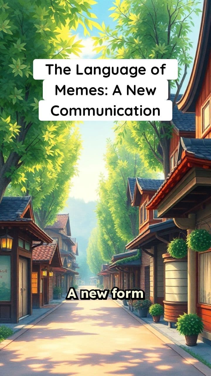 The Language of Memes: A New Communication