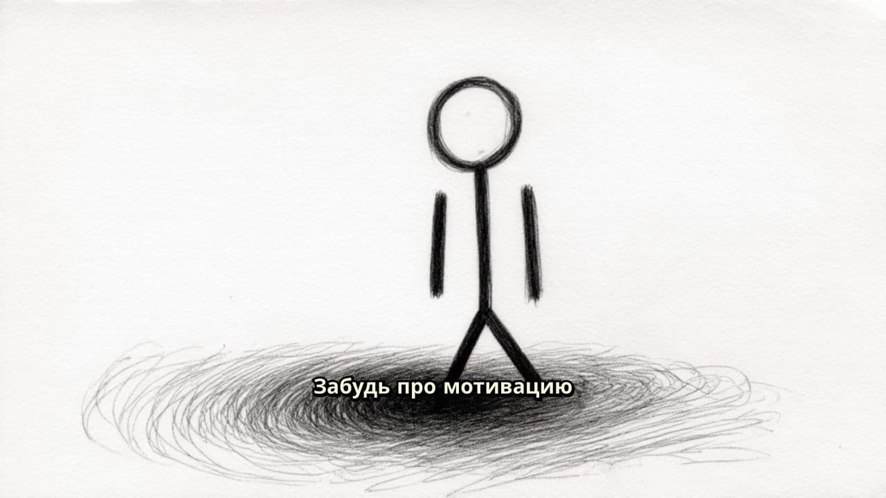 Мотивация — враг привычек