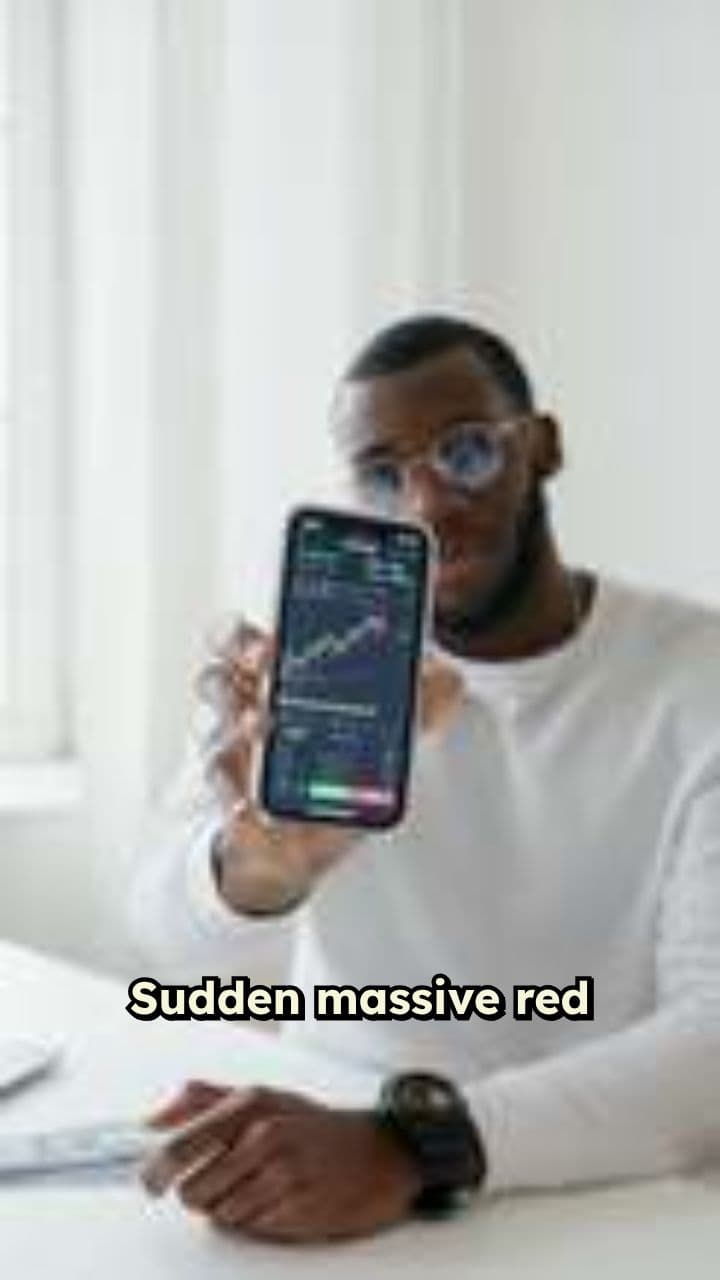 Evil Red Candle Market Crash