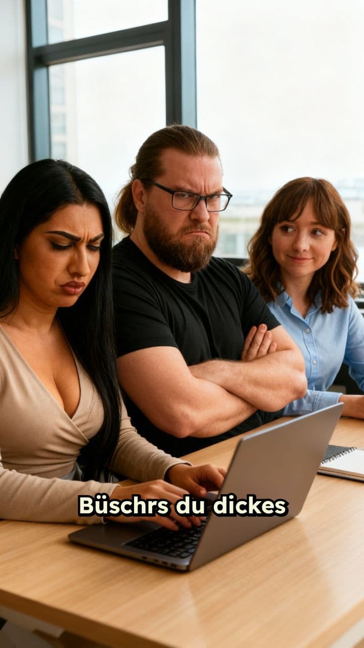 Unzufriedener Büroalltag