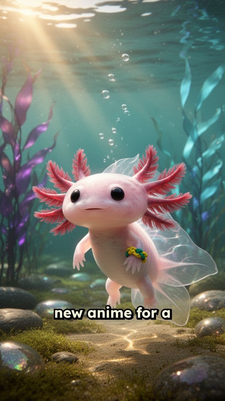 New Anime for an Axolotl