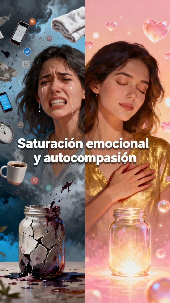 Saturación emocional y autocompasión