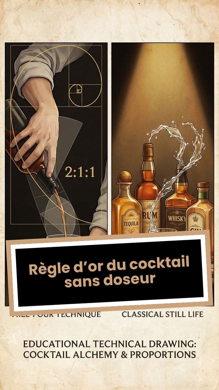 Règle d’or du cocktail sans doseur