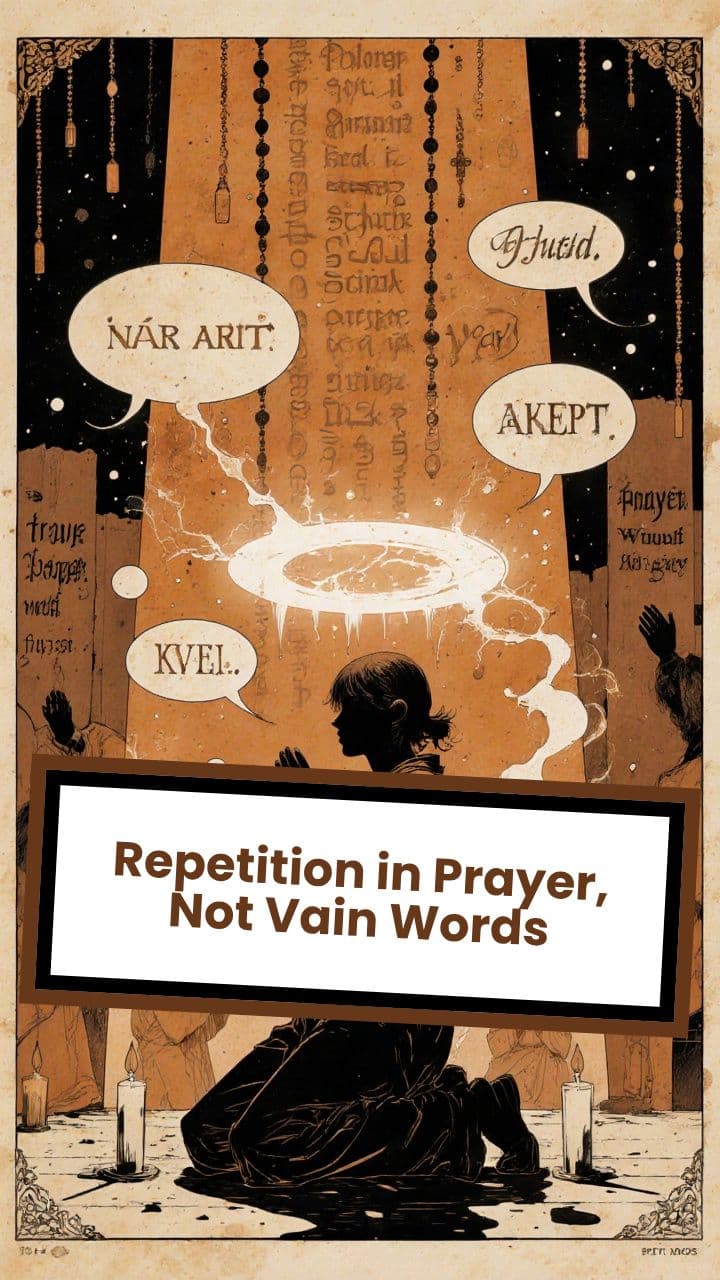 Repetition in Prayer, Not Vain Words