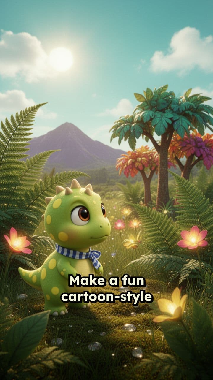 Shy Dino Makes a Friend