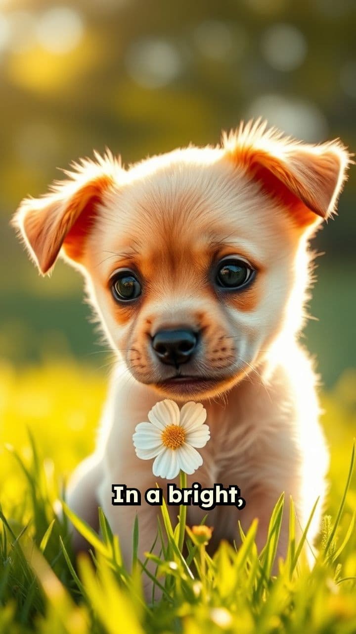 The Kind Puppy and the Magical Flower