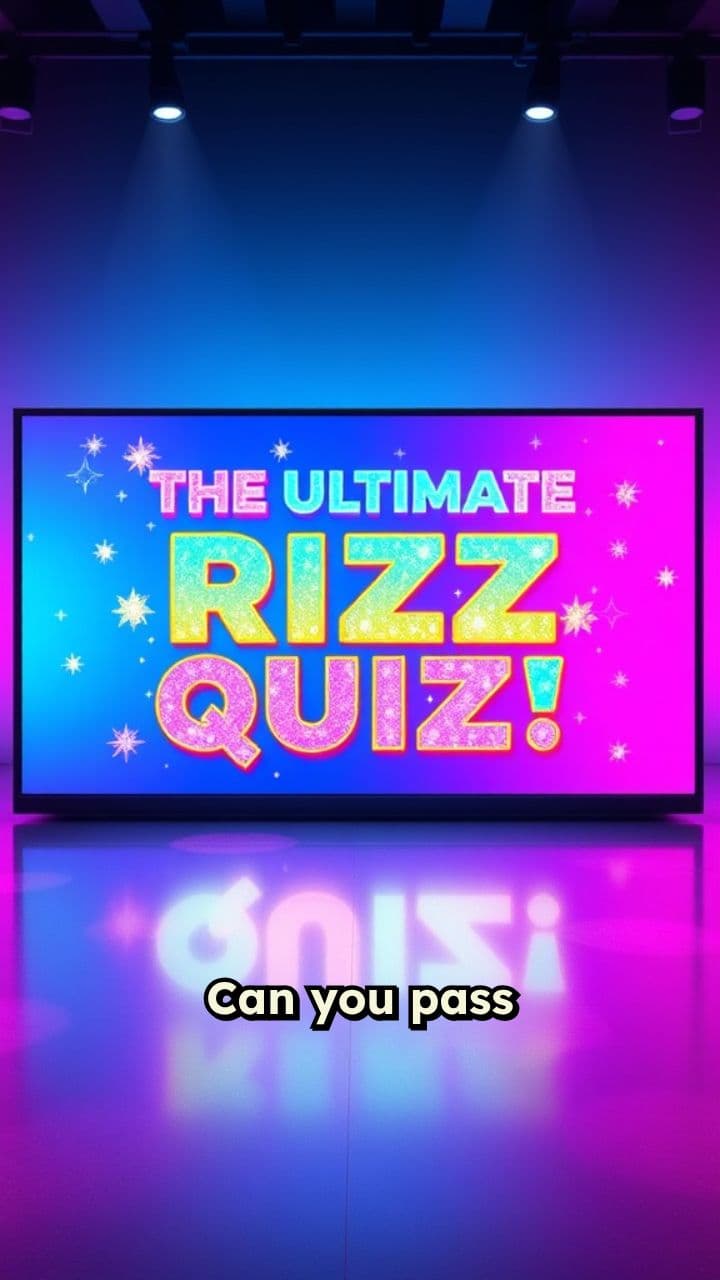 The Ultimate Rizz Quiz