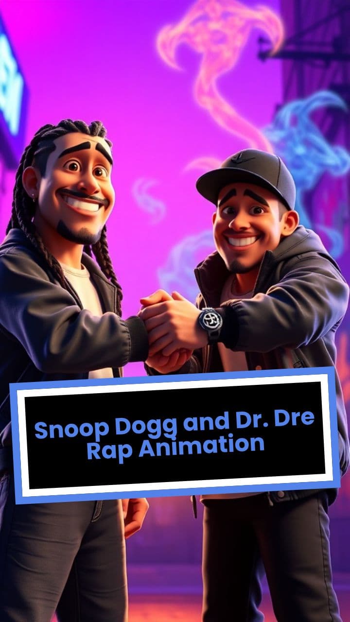 Snoop Dogg and Dr. Dre Rap Animation