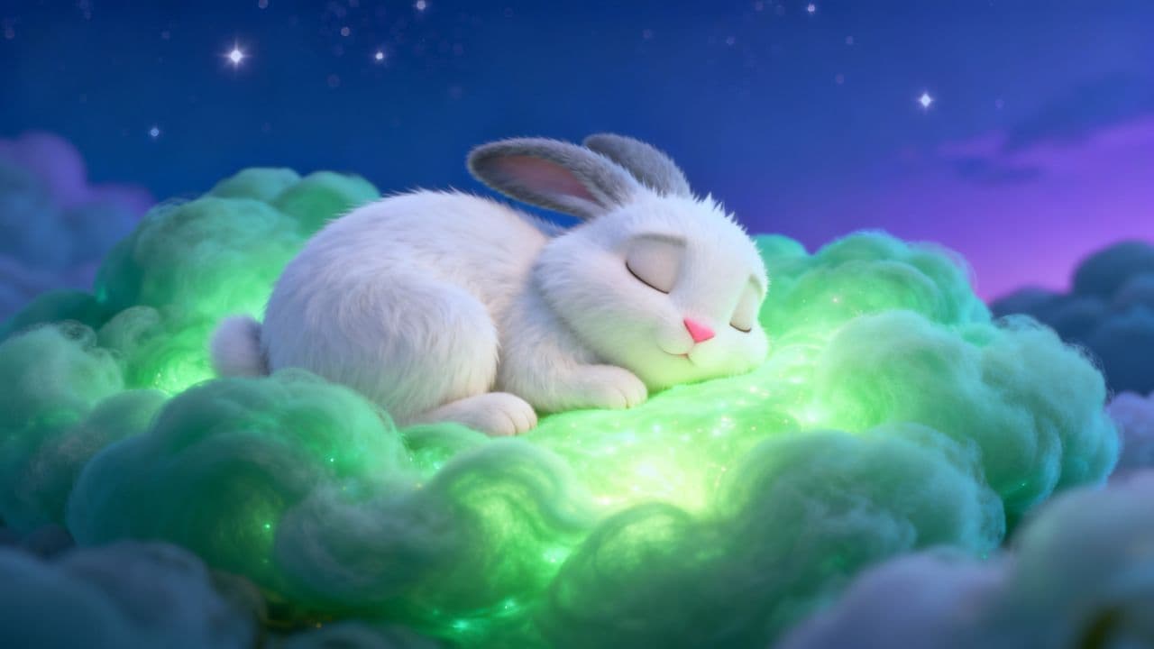 Uśpiony Króliczek na Chmurach