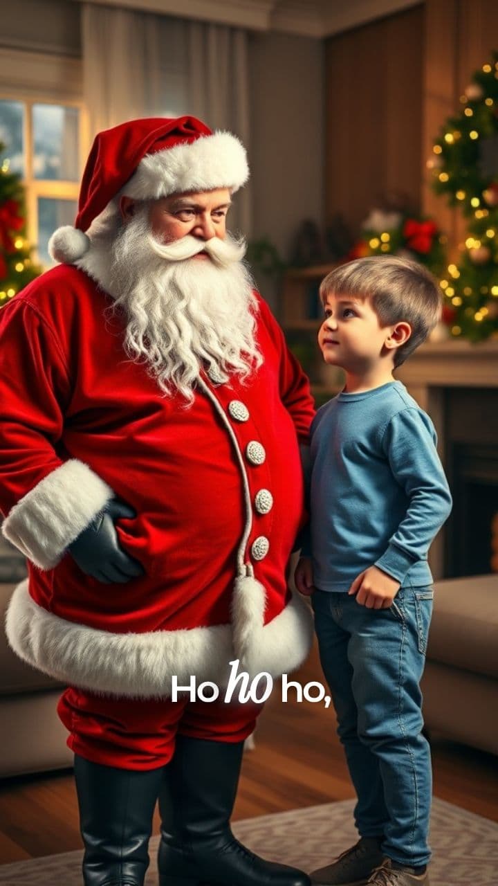 Santa's Stern but Loving Warning