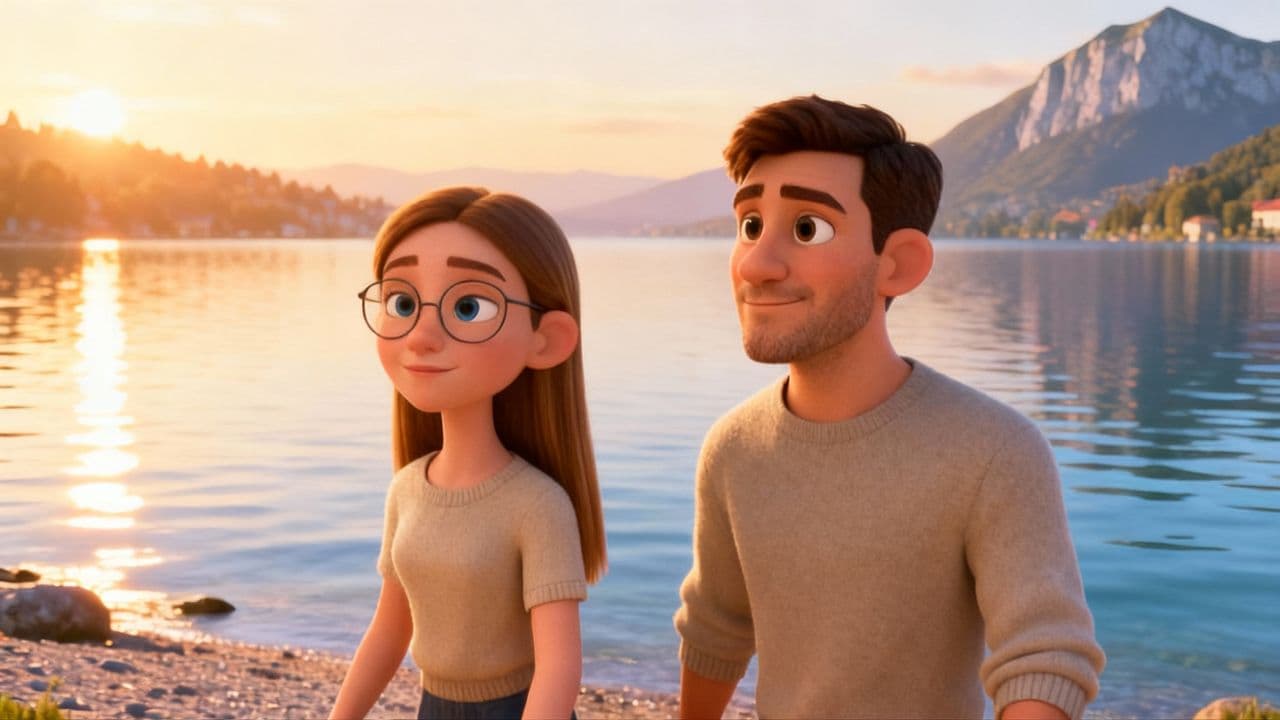 #7769-Lake Annecy Love Story