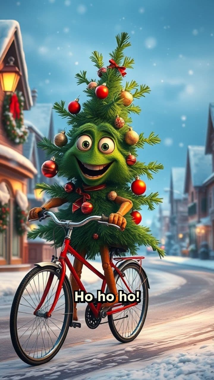A Árvore de Natal Ciclista