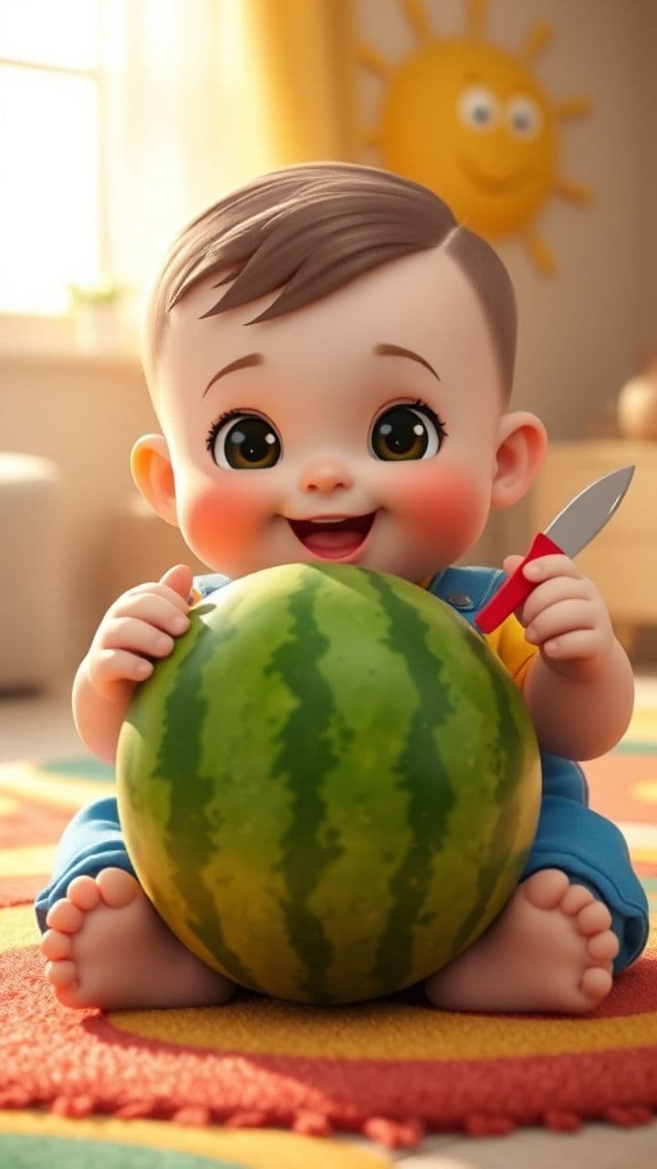 Baby Boy Watermelon Surprise
