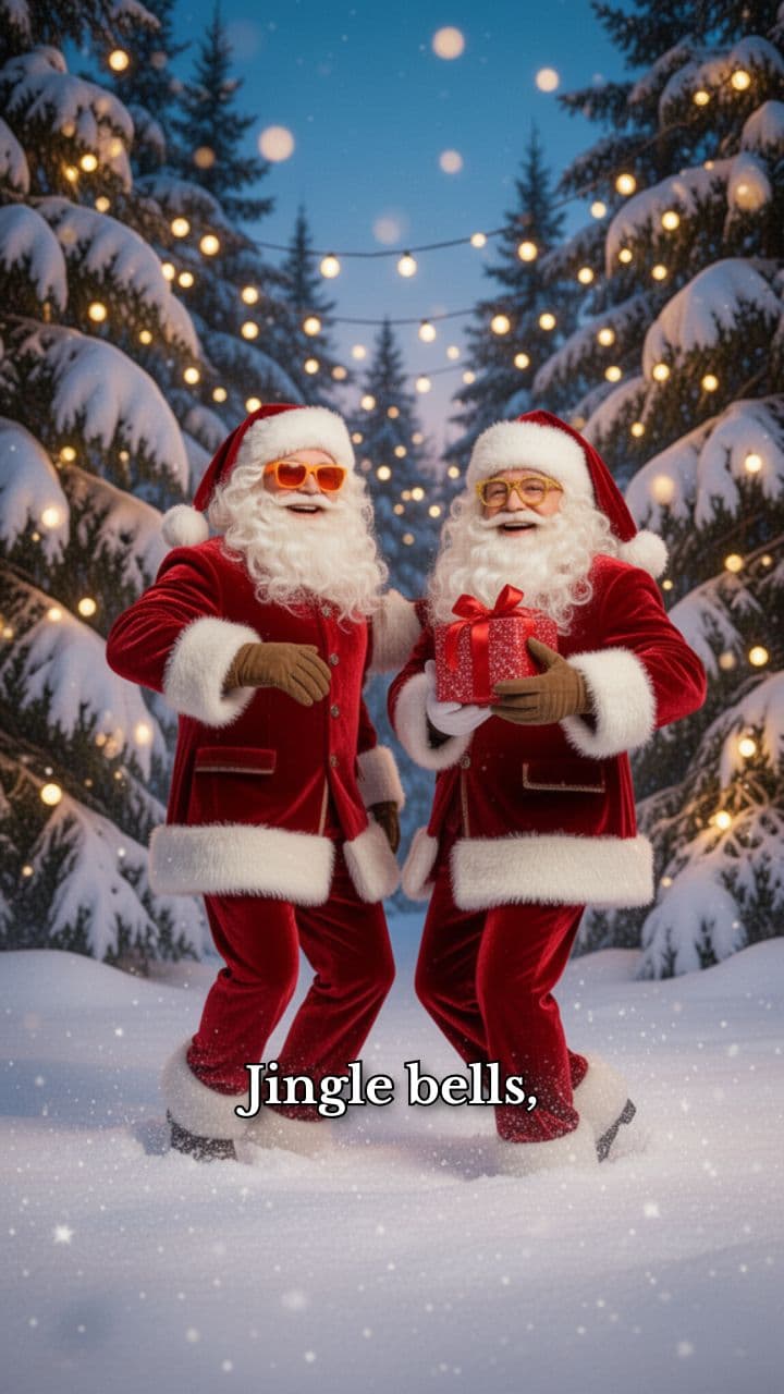 A Magical Santa Christmas Greeting