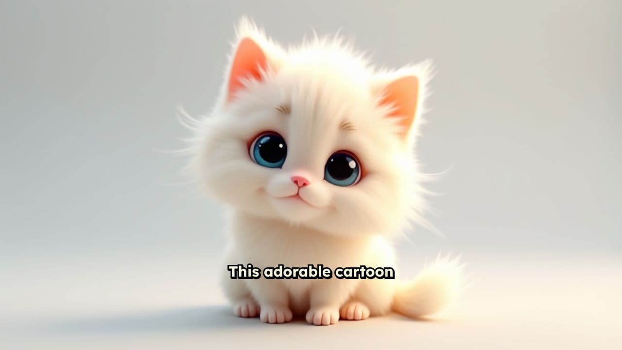 Adorable Cat's Playful Day