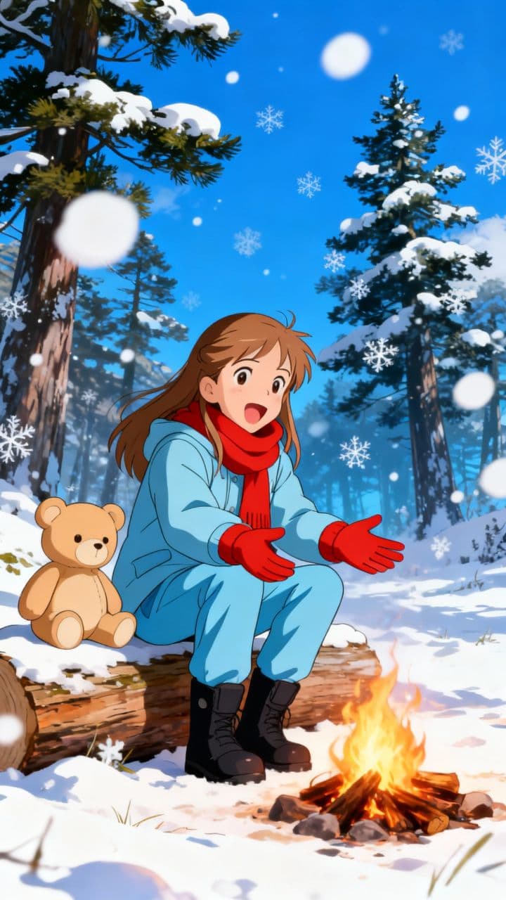 I Love Winter Camping