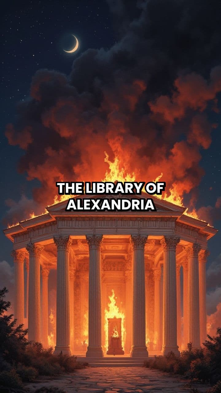 The Tragic Loss of the Library of Alexandria