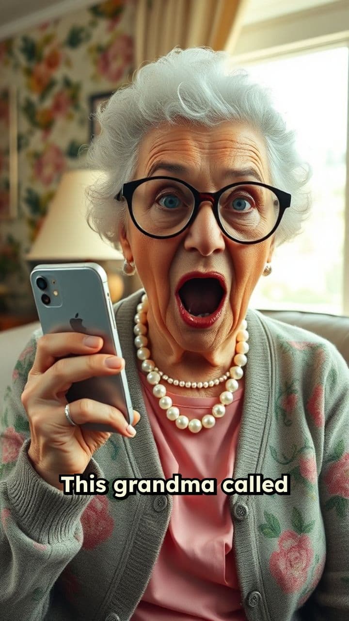 Grandma Tries to Reset Her Face